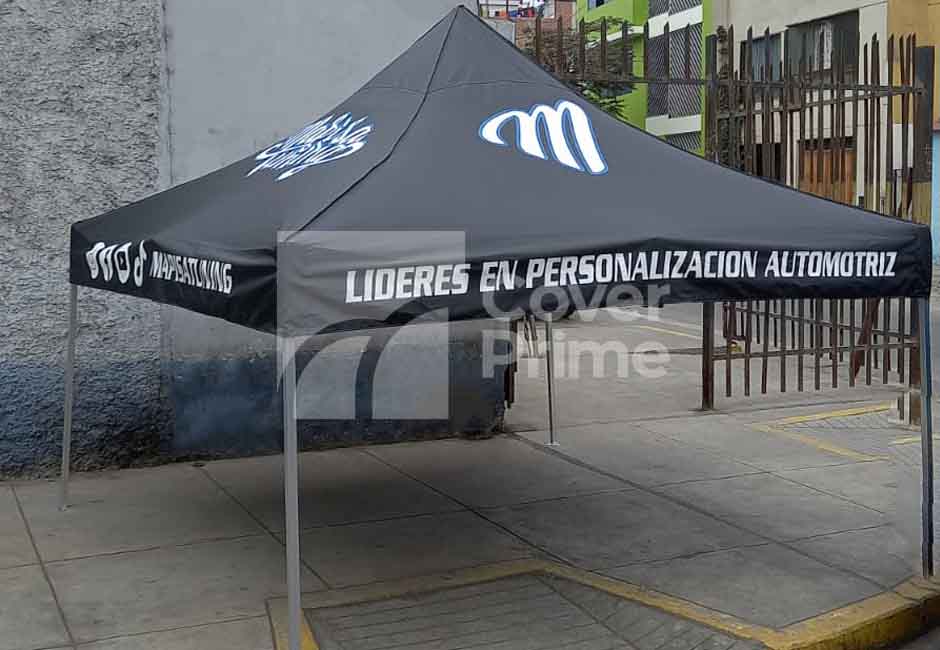 Toldo plegable publicitario 3x3m