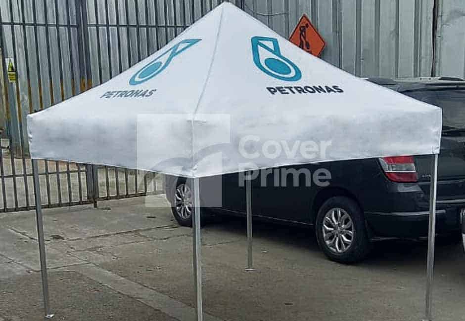 Toldo plegable publicitario 2x2m